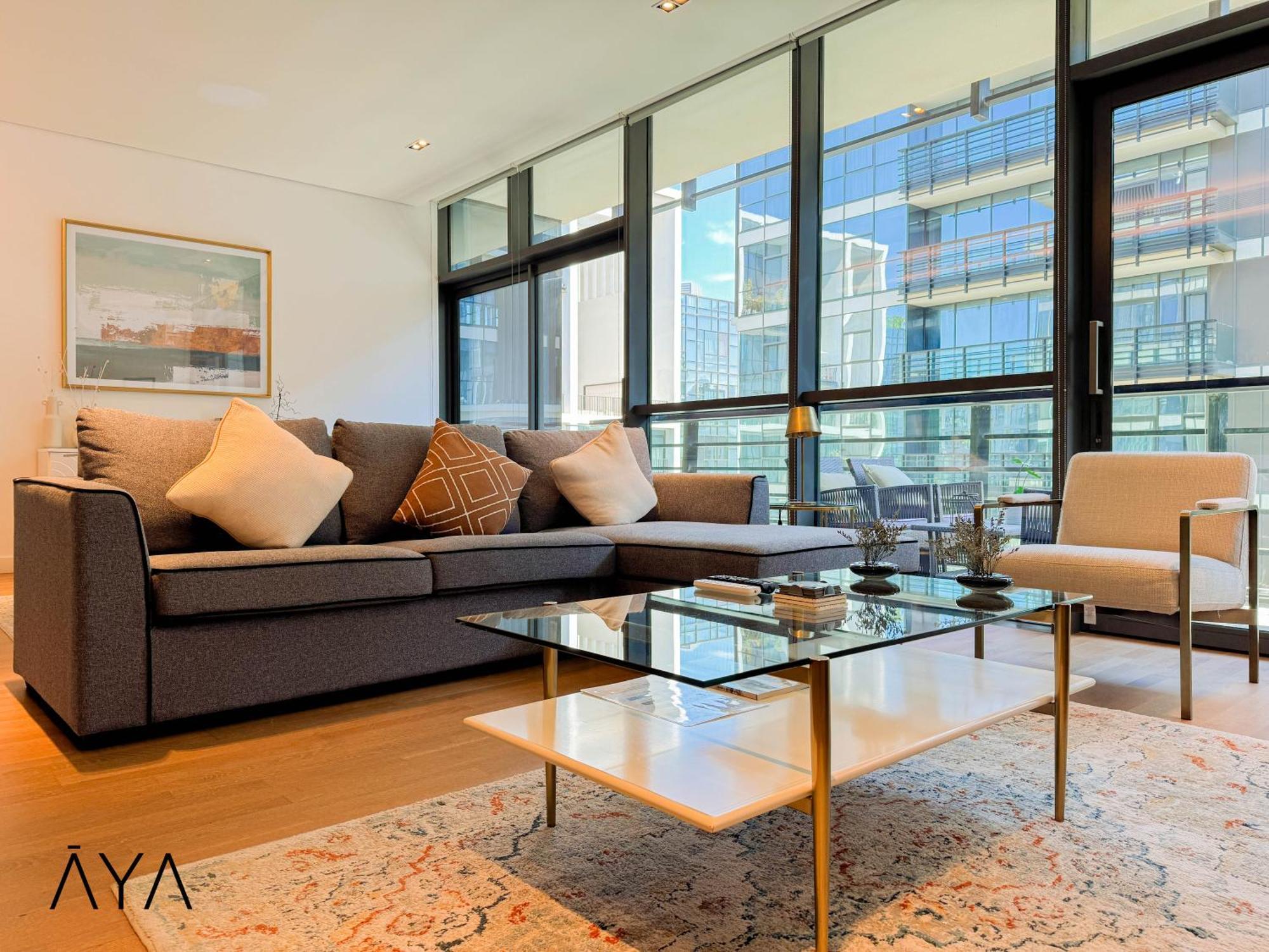 Luxury Apartment With Pool, Patio & Gym In City Walk Dubaj Zewnętrze zdjęcie