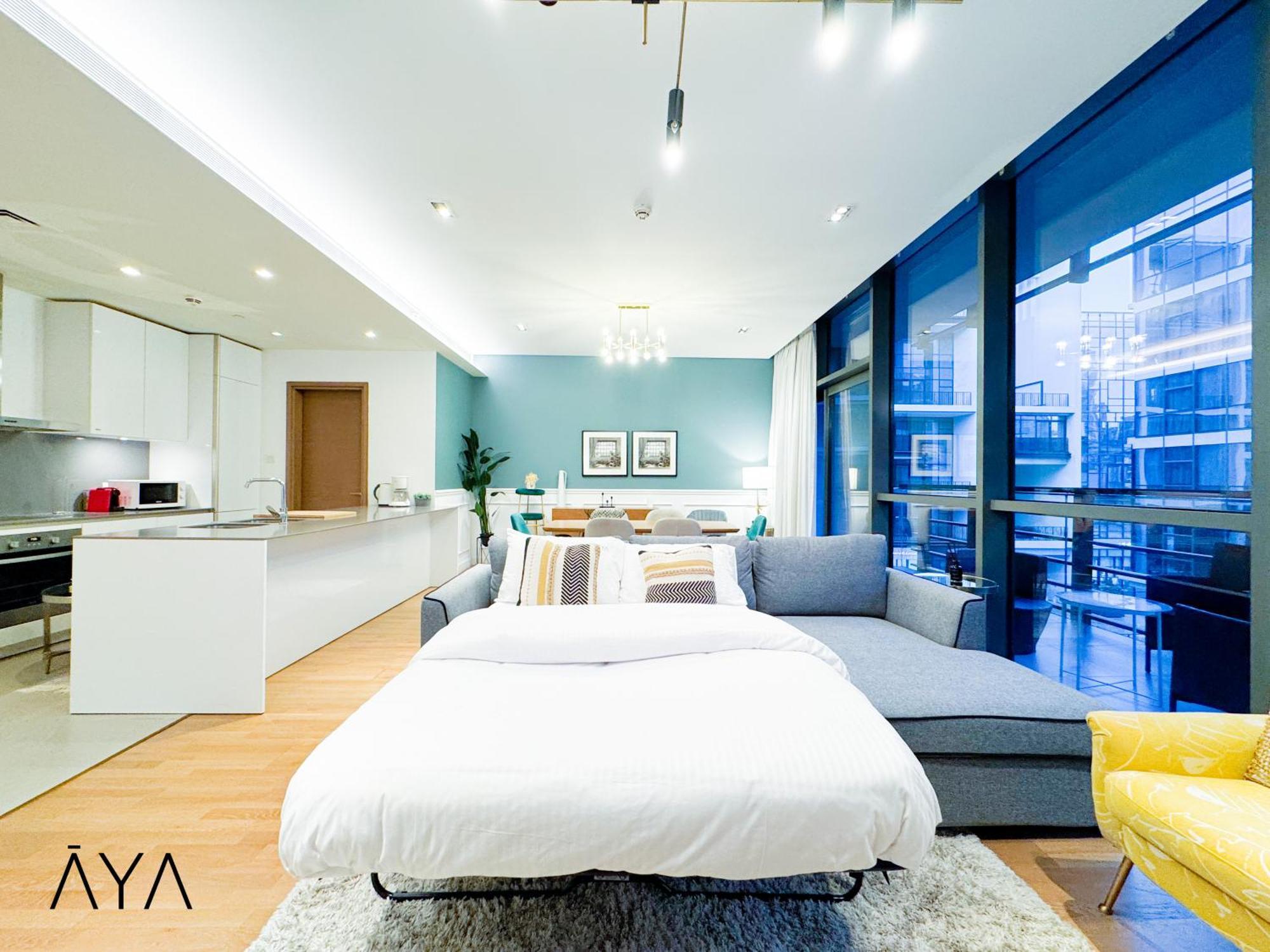 Luxury Apartment With Pool, Patio & Gym In City Walk Dubaj Zewnętrze zdjęcie